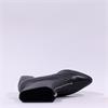 Wonders Vera Front Zip Block Heel Boot - Black Stretch